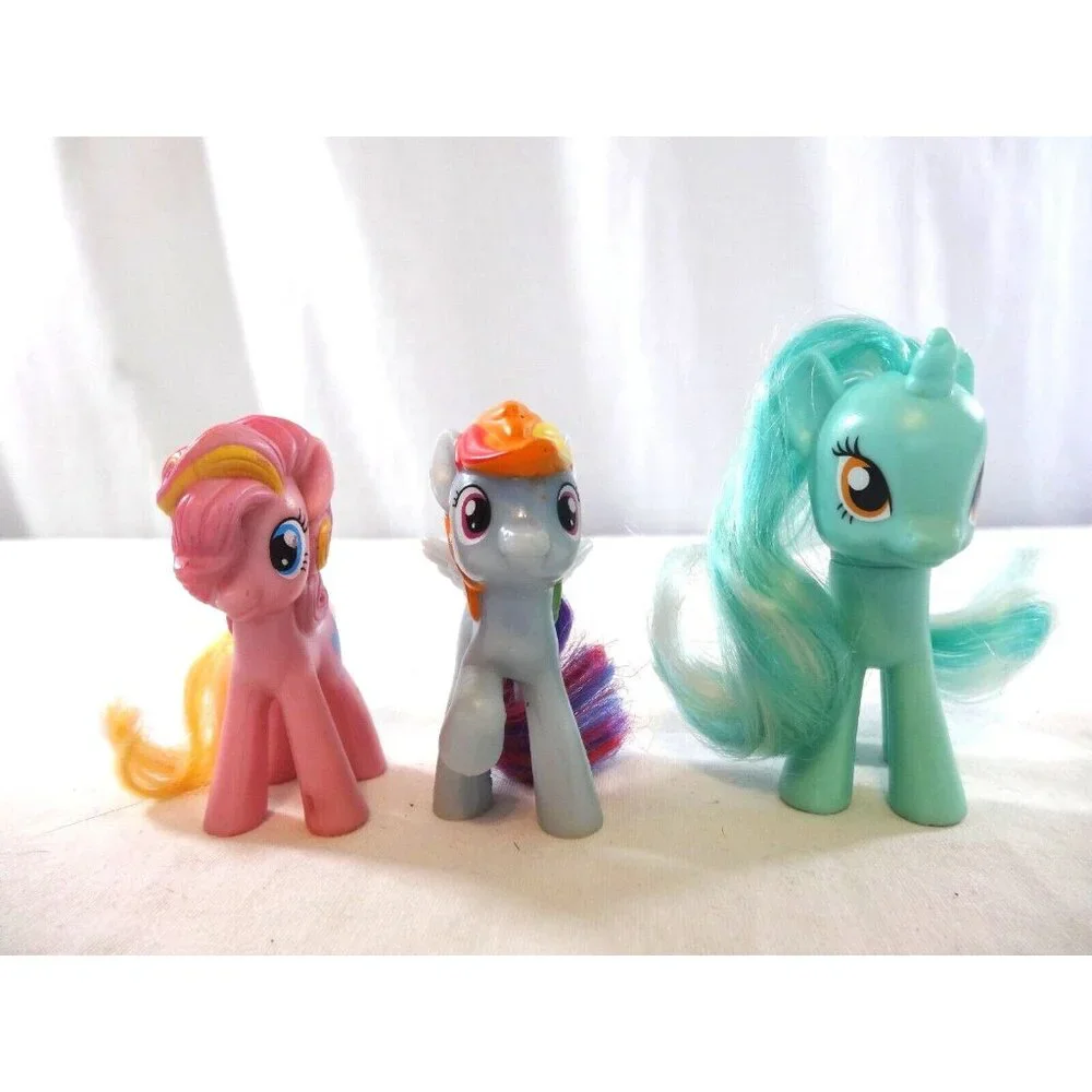 My Little Pony Pinkie Pie 3” Hasbro McDonalds 2014  Lyra Heartstrings Rainbow Da